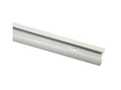 Gardinia Zierstabprofil Aluminium Weiß 160 cm
