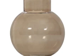 Glas Vase Braun 25,5 cm x Ø 22,75 cm