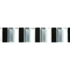 Glasbordüre Schwarz Grau Weiß 5 cm x 30,6 cm