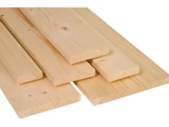 Glattkantbrett Fichte/Tanne gehobelt gefast 100 mm x 18 mm x 2000 mm