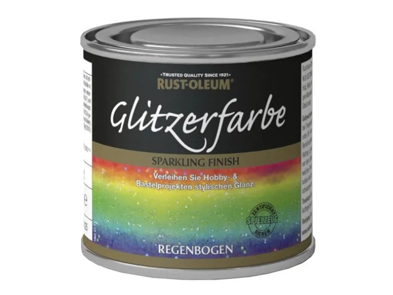 Glitzerfarbe Regenbogen 125ml