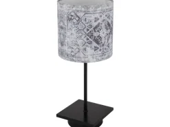 Globo Tischlampe Gabriele 1-flammig Schwarz matt 150 x 350 mm