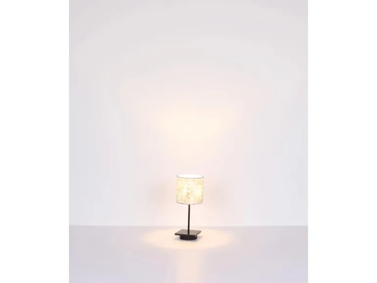 Globo Tischlampe Gabriele 1-flammig Schwarz matt 150 x 350 mm