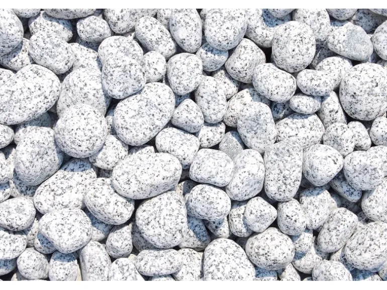 Granitzierkiesel Salz-Pfeffer 25 - 50 mm 1000 kg Big-Bag