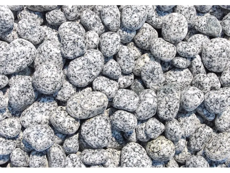 Granitzierkiesel Salz-Pfeffer 25 - 50 mm 1000 kg Big-Bag