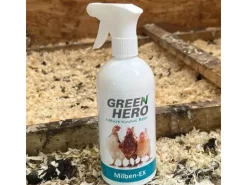 GreenHero Milben-Ex Milbenspray für Hühner - aus Palmarosa Blättern