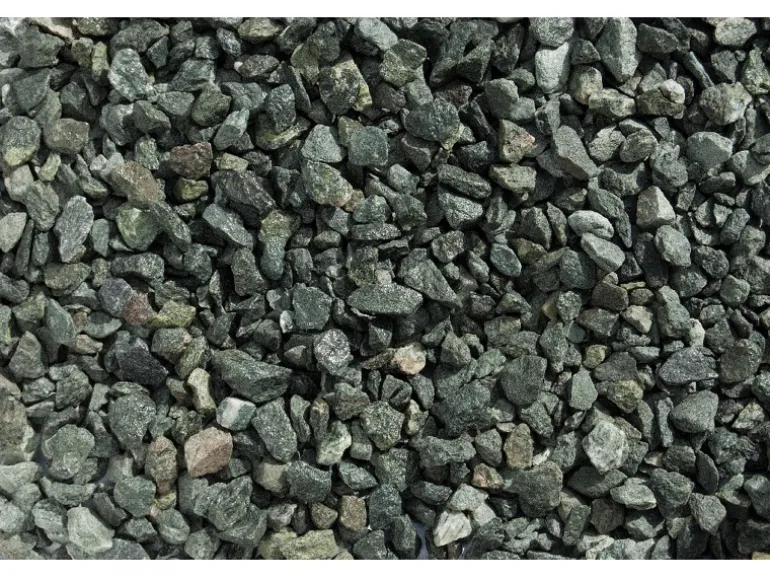 Grünschiefersplitt Glitzer-Grün 8 - 16 mm 25 kg PE-Sack
