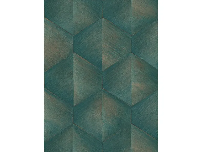 Guido Maria Kretschmer Vliestapete Prisma 10,05 m x 0,53 m Petrol