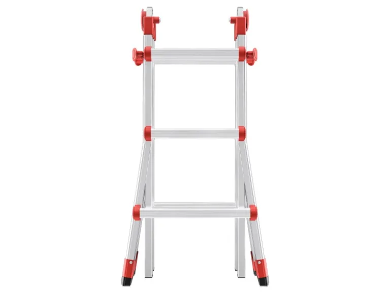 Hailo Alu-Multifunktionsleiter M80 Aluminium 135 cm x 49 cm x 88 cm