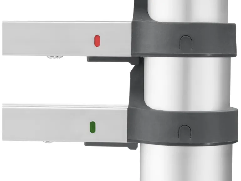 Hailo Sicherheits-Teleskopleiter FlexLine 380 Aluminium 13-stufig bis 150 kg