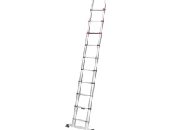 Hailo Sicherheits-Teleskopleiter FlexLine 320 Aluminium 11-stufig bis 150 kg