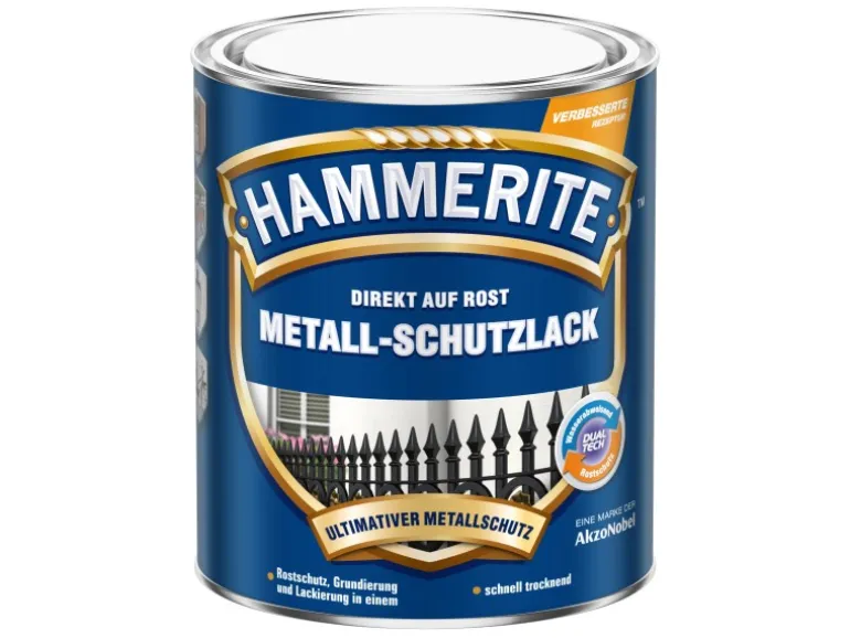 Hammerite Metall-Schutzlack Rot glänzend 750 ml