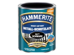 Hammerite Metall-Schutzlack Schwarz matt 2,5 l