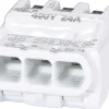 Hebelklemme 3-polig Ø 0,2 mm - 2,5 mm 10 Stück