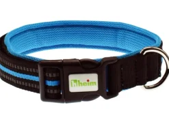 Heim Hundehalsband Signal reflektierend Gr. L Breite 25 mm Länge 48 - 57 cm Blau