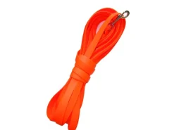 Heim Hunde-Suchleine BioThane Breite 13 mm Länge 5 m Leuchtorange
