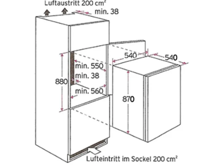 Held Möbel Küchenzeile Mailand 370 cm Grau Hochglanz-Grau Matt mit E-Geräten
