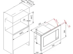 Held Möbel Küchenzeile Mailand 370 cm Grau Hochglanz-Grau Matt mit E-Geräten