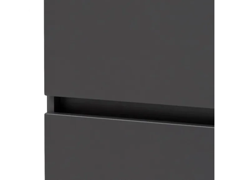 Held Möbel Unterschrank Salerno 40 cm matt Grau-Graphitgrau