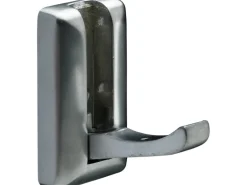 Hettich Klapp-Mantelhaken 33 x 70 x 61 mm Zinkdruckguss Aluminium-Optik 1 Stück