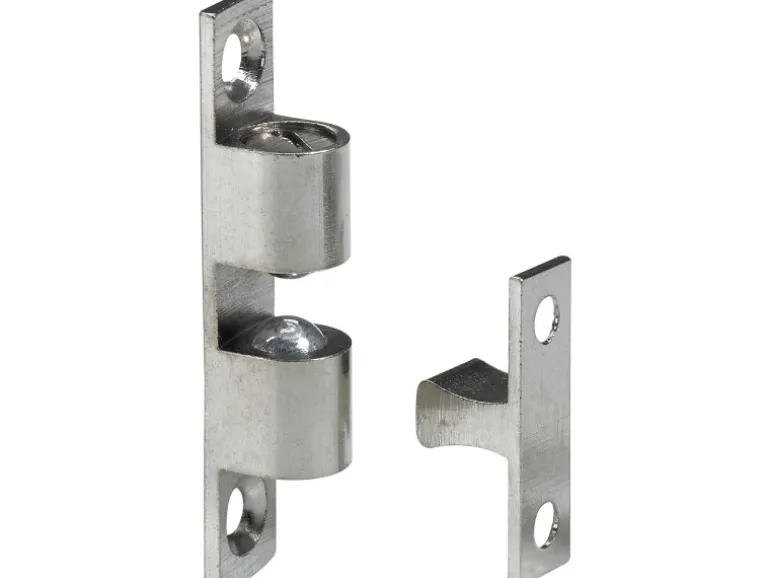 Hettich Kugelschnäpper 49 mm x 9 mm x 10 mm Messing Vernickelt 1 Stück