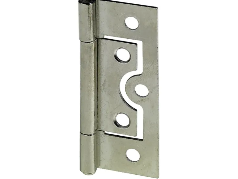 Hettich Lamellentürscharnier 63 mm x 25 mm Stahl vernickelt 2 Stück