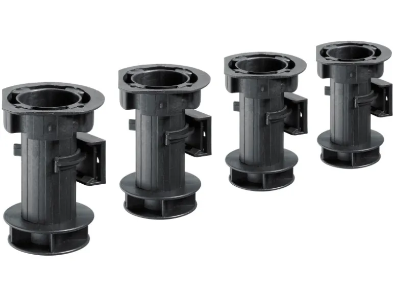 Hettich Sockel-Verstellfuß-Set Ø 25 mm x 100 mm inkl. Klips