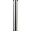 Hettich Tischbein Rund 700 - 1.100 mm x Ø 76 mm Stahl Edelstahl-Optik 1 Stück