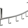 Hettich Türhängegarderobe Edelstahl 6 Haken