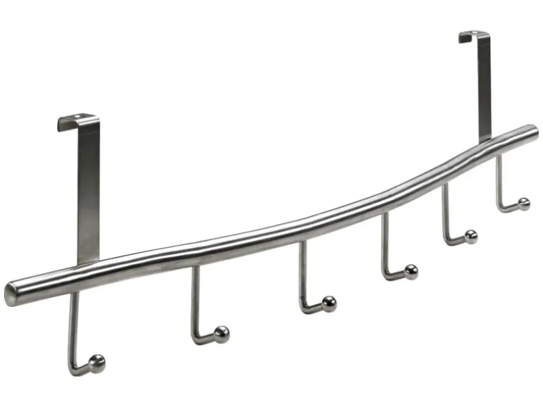 Hettich Türhängegarderobe Edelstahl 6 Haken