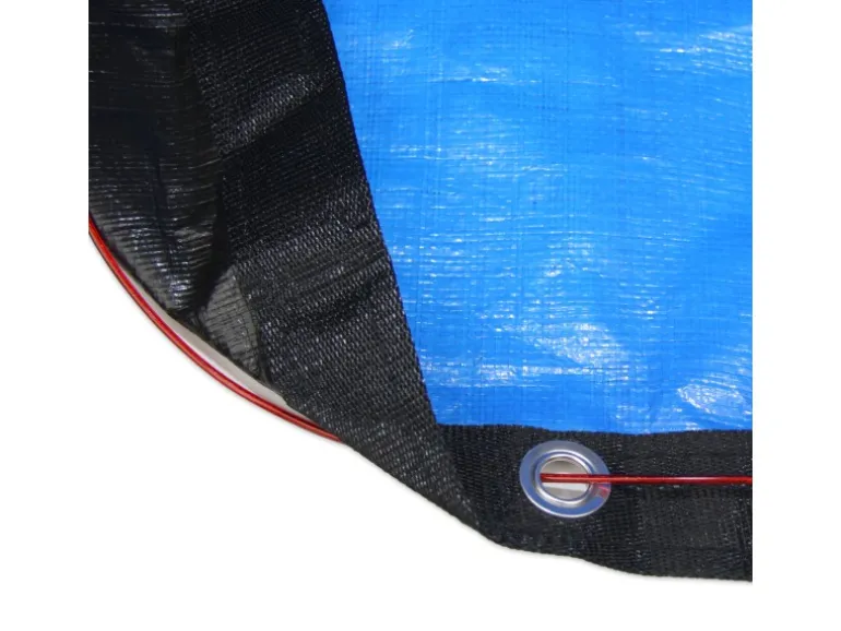 Höfer Chemie Pool Abdeckplane Oval 6,30 x 4,50m mit Materialstärke 200 g/m²