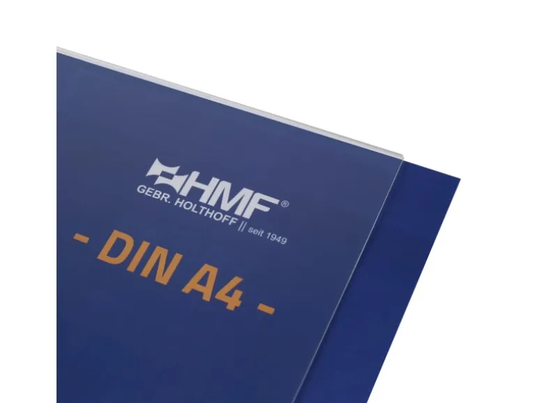 HMF 46916 Acryl Spendenbox Blatteinschub 22 x 15 x 15 cm DIN A4 Transparent
