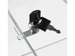 HMF 46919 Acryl Spendenbox Schloss 15 x 15 x 15 cm DIN A6 Transparent