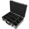 HMF 14502-02 Alu Transportkoffer Kamerakoffer Aufbewahrungskoffer Individuelle Facheinteilung 46 x 15 x 33 cm