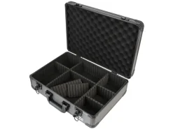 HMF 14502-02 Alu Transportkoffer Kamerakoffer Aufbewahrungskoffer Individuelle Facheinteilung 46 x 15 x 33 cm