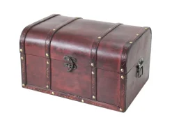 HMF 6406-135 Schatztruhe Holz 35 x 25 x 20 cm Portugal