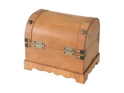 HMF 6414-51 Spardose Holz Schloss 23 x 18 x 20 cm Groß Namibia