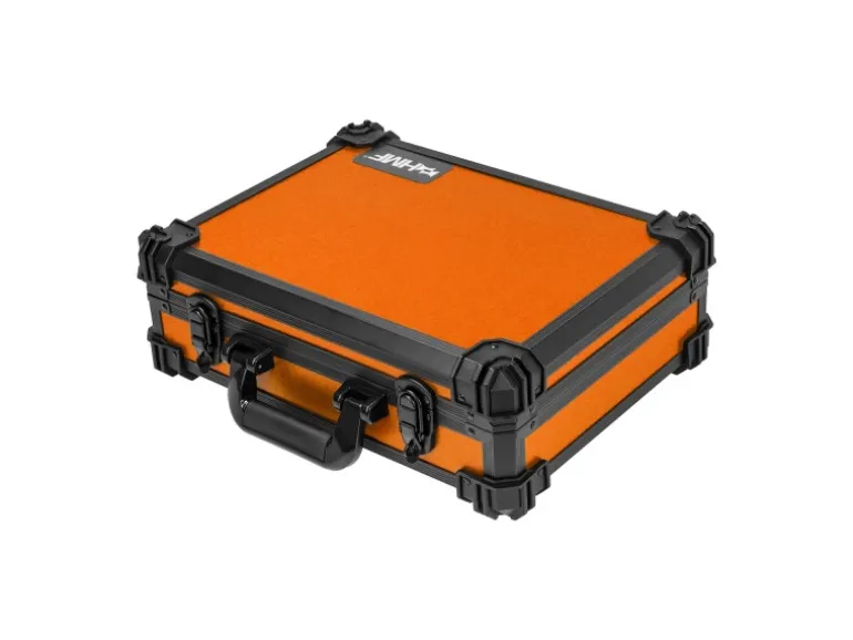 HMF 15502-18 Transportkoffer Rasterschaumstoff Universalkoffer 39 x 29 x 12 cm Orange