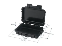 HMF ODK500 Outdoor-Koffer Klein Wasserdichte Box Boot und Freizeit 16 x 12 x 54 cm