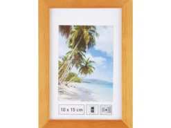 Holzbilderrahmen Nussbaum Glatt 10 cm x 15 cm