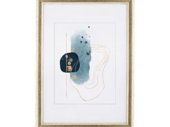 Holz-Bilderrahmen Silber/Gold 21 cm x 29,7 cm