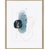 Holz-Bilderrahmen Silber/Gold 30 cm x 40 cm