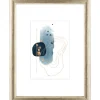 Holz-Bilderrahmen Silber/Gold 18 cm x 24 cm