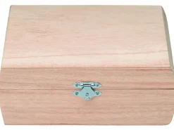 Holzbox quadratisch 19 cm x 18 cm x 7 cm FSC®