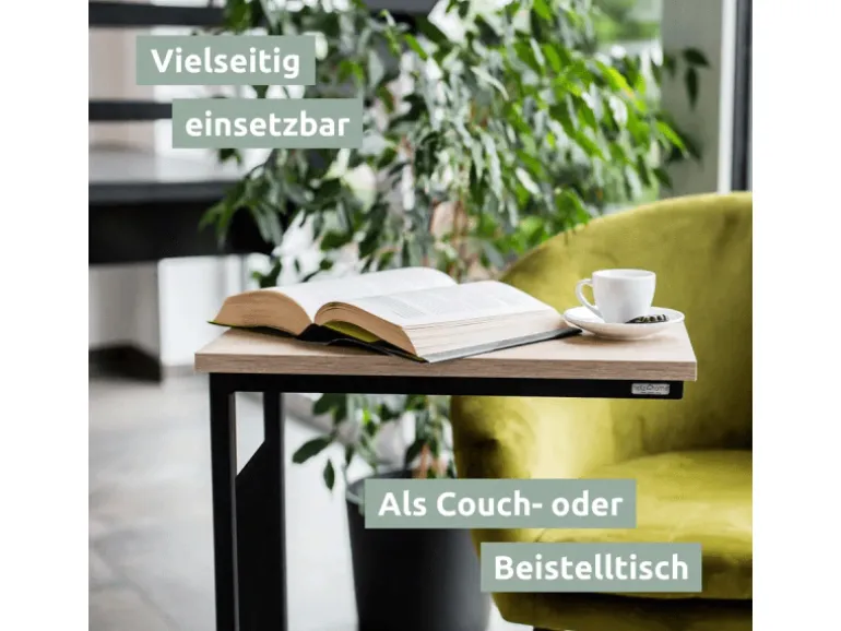 holz4home Beistelltisch Eiche Sonoma MDF