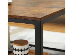 holz4home Couchtisch Connie mit Gitterablage