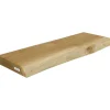 holz4home Schwebendes Wandregal aus Eiche 60cm mit Baumkante Natur