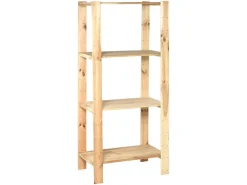 Holz-Schwerlast-Schraubregal FSC® 174 cm x 80 cm x 50 cm Naur