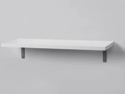 Holz-Wandregal Oldham 80 cm x 20 cm Eiche massiv