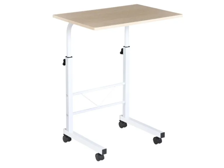 HOMCOM Beistelltisch Höhenverstellbar 60 x 40 x 68-78 cm